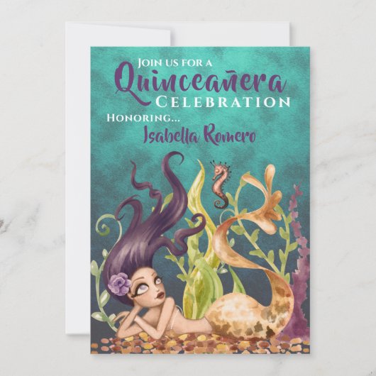 カーメイドとシーホース海の下キンセアニラ 招待状 (正面)