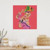 カーメミランダ ポスター (キッチン)