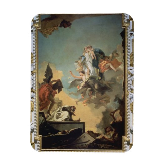 カーメルの与えヴァージンはブルへの肩甲骨 マグネット (縦)