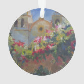 カーメルスペインのミッションカリフォルニアガーデン オーナメント (裏面)