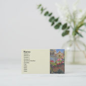 カーメルスペインのミッションカリフォルニアガーデン 名刺 (スタンド正面)