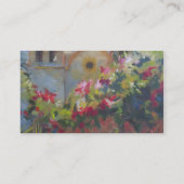 カーメルスペインのミッションカリフォルニアガーデン 名刺 (裏面)