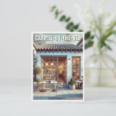 カーメルバイザシーカフェカリフォルニア ポストカード (スタンド正面)