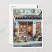 カーメルバイザシーカフェカリフォルニア ポストカード (正面/裏面)