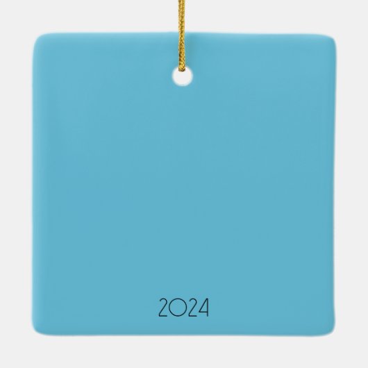 カーメルバイザシーカリフォルニアシーガルオーバービーチ セラミックオーナメント (裏面)