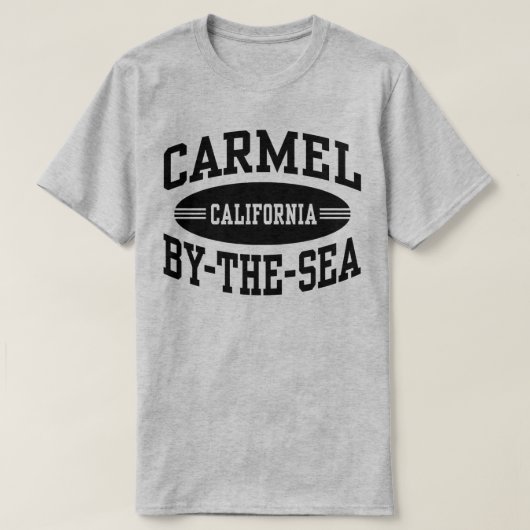 カーメルバイザシーカリフォルニア Tシャツ (デザイン正面)
