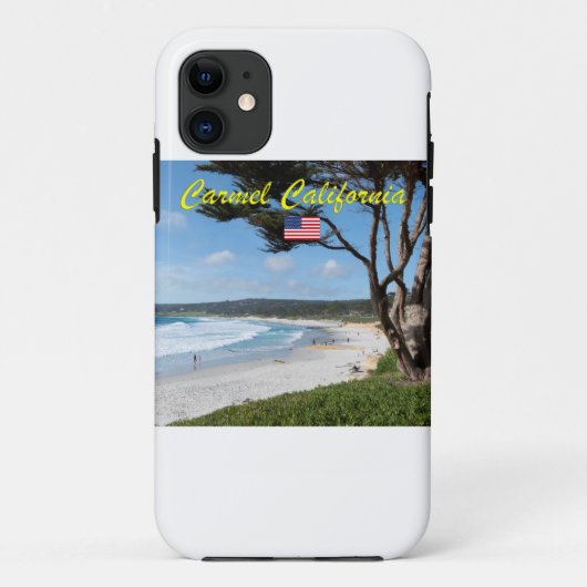 カーメルバイザシー – モントレーカリフォルニアUSA Case-Mate iPhoneケース (裏面)