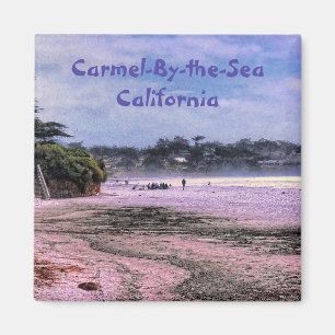 カーメルビーチカリフォルニアセントラルコーストマグネット マグネット