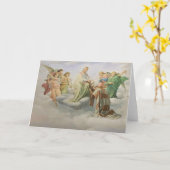 カーメル山聖サイモンストックカーメライトの私達の女性 カード (黄色い花)