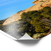 カーメル岩層の風景ユタ州南西部 フォトプリント            (角)