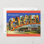 カーメル・カリフォルニアのはがき ポストカード (正面/裏面)