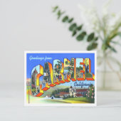 カーメル，カリフォルニアヴィンテージ大文字葉書 ポストカード (スタンド正面)