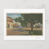 カーメル, CA – ビジネス地区ビューオブダウンタウン ポストカード (正面)