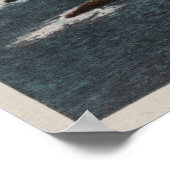 カーメル， CA – ポイント・ロボスの険しい海岸 ポスター (角)