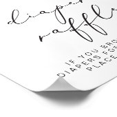 カーメンピンクマップアドベンチャーベビーおむつラッフル ポスター (角)