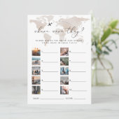 カーメン旅行どこ彼らはブライダルゲームカード 招待状 (スタンド正面)