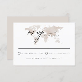 カーメン – トラベルウォーターカラーマップアドベンチャーRSVP 招待状