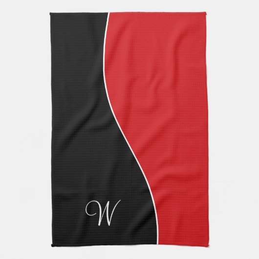 カーモダンブコンテンポラリースタイルパーソナライズされた キッチンタオル (縦)