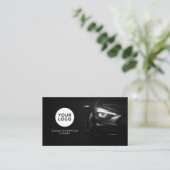 カーモダン/オートロゴQRコードおよびソーシャルメディア 名刺 (スタンド正面)