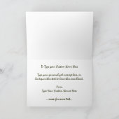 カーモードベアカードのパーソナライズされたスピリットベアアートカード シーズンカード (内部)