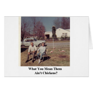 カーユーモアのあるドピンクのフラミンゴ