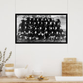 カーライル学校サッカー班1914 ポスター (キッチン)