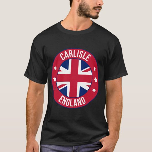 カーライル イングランドの市Tシャツ | 旅行と故郷 Tシャツ (正面)