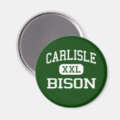 カーライル – Bison - High - Carlisle Pennsylvania マグネット (正面/裏面)