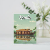 カーラインドのハウスボート ポストカード (スタンド正面)