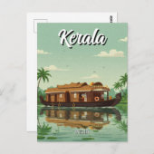 カーラインドのハウスボート ポストカード (正面/裏面)