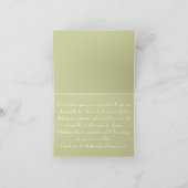 カーラエレガントなユリ-日付カードを救って下さい 案内状 (内部)