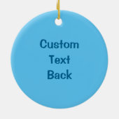 カーラッシュサンタオーナメント セラミックオーナメント (裏面)