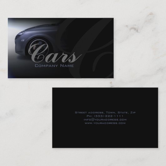 カーラップカスタム名刺 名刺 (正面/裏面)