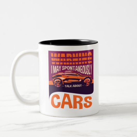 カーラバーカー車のズことわざギフト – fGZlK ツートーンマグカップ (左)