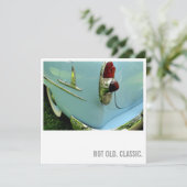 カーラバー50誕生日-古くない。クラシック 招待状 (スタンド正面)