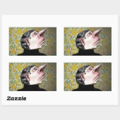 カーラビーンの不気味な男 長方形シール (シート)