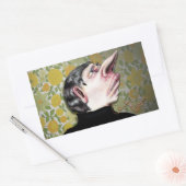 カーラビーンの不気味な男 長方形シール (封筒)