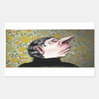 カーラビーンの不気味な男 長方形シール