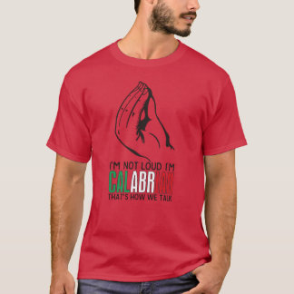 カーラブリア イタリア カラブリアン 引用 お土産 友達 Tシャツ