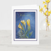 カーラユリ カード (黄色い花)
