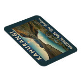 カーランギ国立公園ニュージーランドヴィンテージ マグネット (右側)