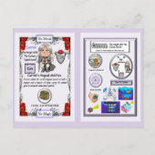 カーラン – ナイト・キュリウム・ソード ポストカード (裏面)