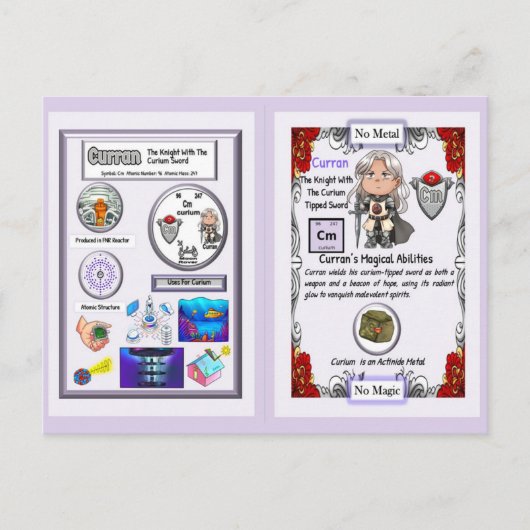 カーラン – ナイト・キュリウム・ソード ポストカード (正面)