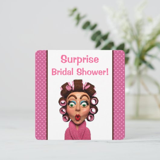 カーラーを着た人 招待状 (スタンド正面)