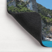 カーラGoloritzeのビーチ、サルジニアのmousepad マウスパッド (コーナー)