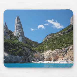 カーラGoloritzeのビーチ、サルジニアのmousepad マウスパッド