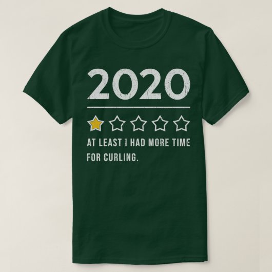 カーリングことわざおもしろい2020 Tシャツ (デザイン正面)