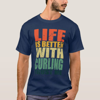 カーリングことわざおもしろい6 Tシャツ