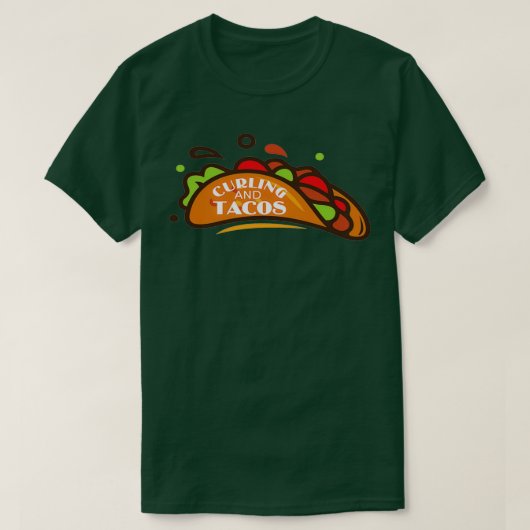カーリングとタコス16 Tシャツ (デザイン正面)
