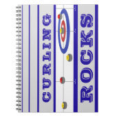 カーリングのストーン ノートブック (正面)